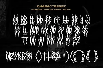 Bradthen - Death Metal Font