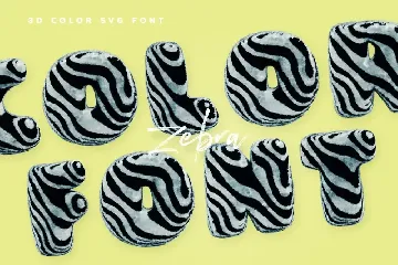 Zebra - Color SVG Font