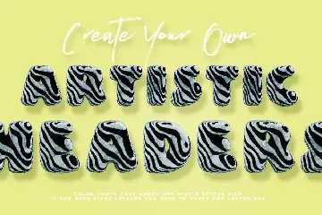 Zebra - Color SVG Font