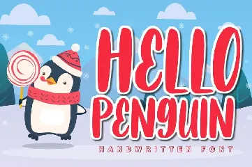 Hello Penguin - Display Font