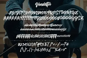 Vendetta Handstylish Font