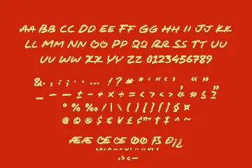 Bona Fire font