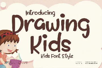 Drawing Kids Quirky Font