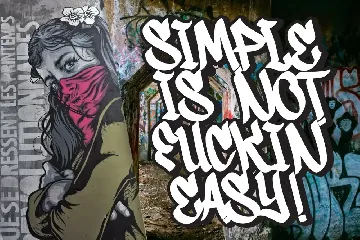 Snikers - Urban Graffiti Font