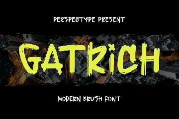 Gatrich Modern Brush Font