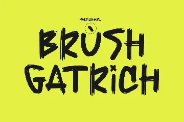 Gatrich Modern Brush Font