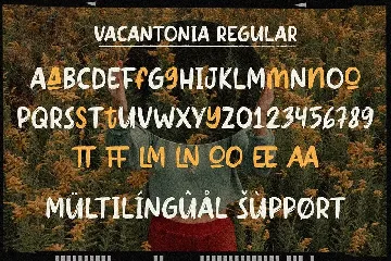 Vacantonia - Brush Display Font Pairing