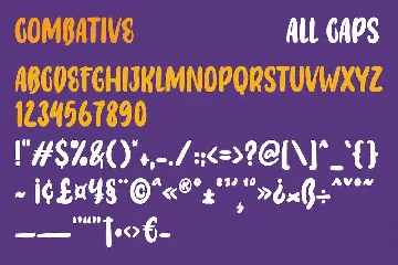 Combative - Display Font