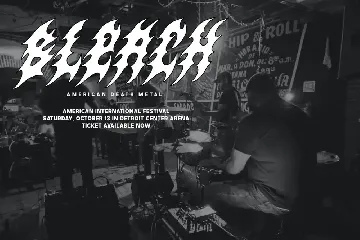 Dissident - Death Metal Font