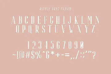 Riffle Font Family