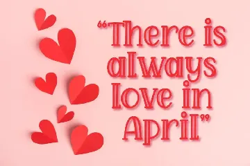 April Love - Craft Font