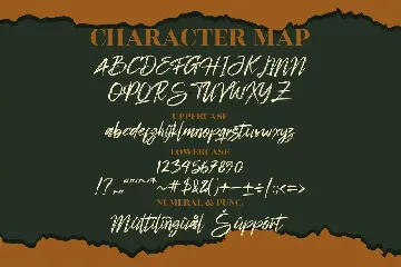 Tametogde Brush font