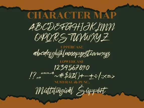 Tametogde Brush font