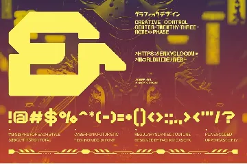 BERGAN - Futuristic Cyberpunk Display Font