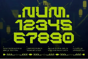 BERGAN - Futuristic Cyberpunk Display Font