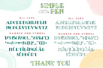 Simple Pen font