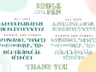 Simple Pen font