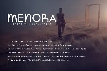 Menora - Display Font