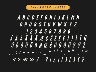 Offlander - Font Family