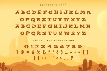 Western Cowboy - Gaming font