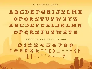 Western Cowboy - Gaming font