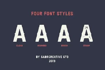 Aldivaro Font Family + 4 Style Fonts