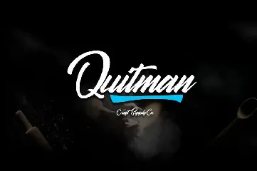 Quitman Script font