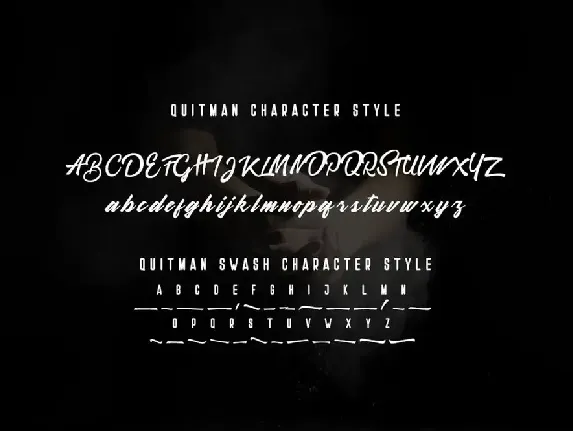 Quitman Script font