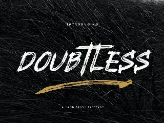 Doubtless Brush Font