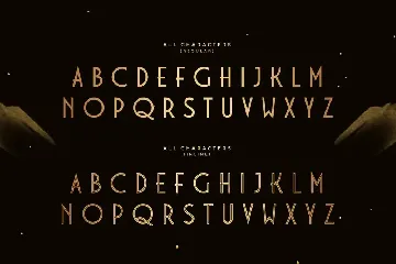 Growing - Luxury Modern Art Deco Font