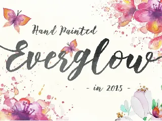 Floweress - Hand Painted Brush & WEBFONT