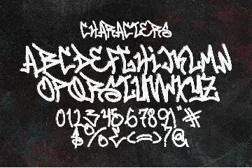 Street Of Exodus - Monoline Graffiti Typeface font