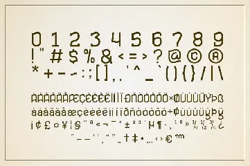 GEOSTARS font