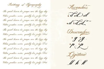 Montante Decorative Script font