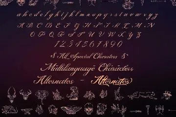 Montante Decorative Script font