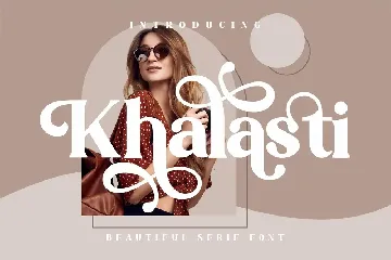 Khalasti Serif font