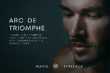 MAVIS SANS - FUTURISTIC TYPEFACE font