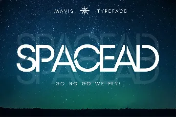 MAVIS SANS - FUTURISTIC TYPEFACE font