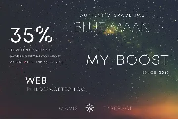 MAVIS SANS - FUTURISTIC TYPEFACE font