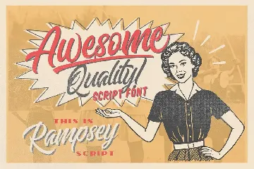 Rampsey Retro Script font