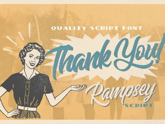 Rampsey Retro Script font