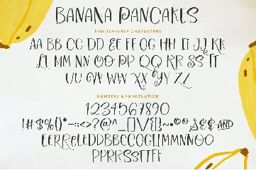 Banana Pancake Typeface font