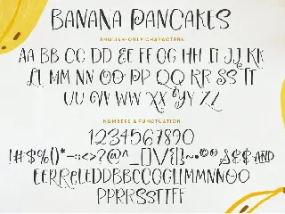 Banana Pancake Typeface font