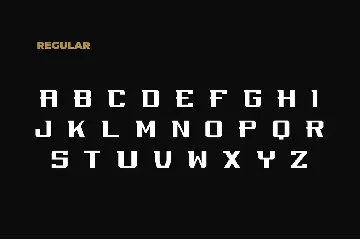 REGUILON SPORT DISPLAY FONT