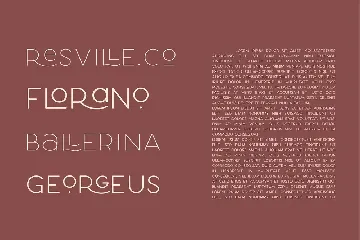 Larosa Sans Elegant Typeface font