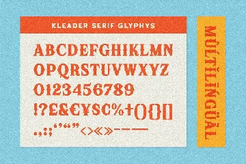 Kleader - Display Font