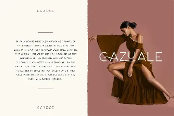 Carose Sans- 6 Elegant Typeface font