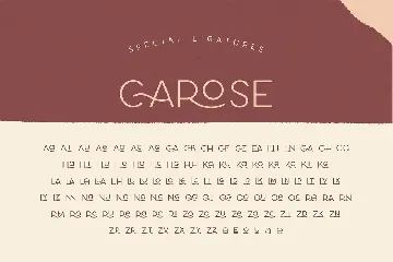 Carose Sans- 6 Elegant Typeface font