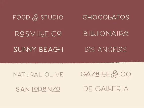 Carose Sans- 6 Elegant Typeface font