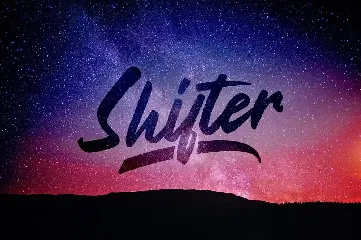 Shifter font